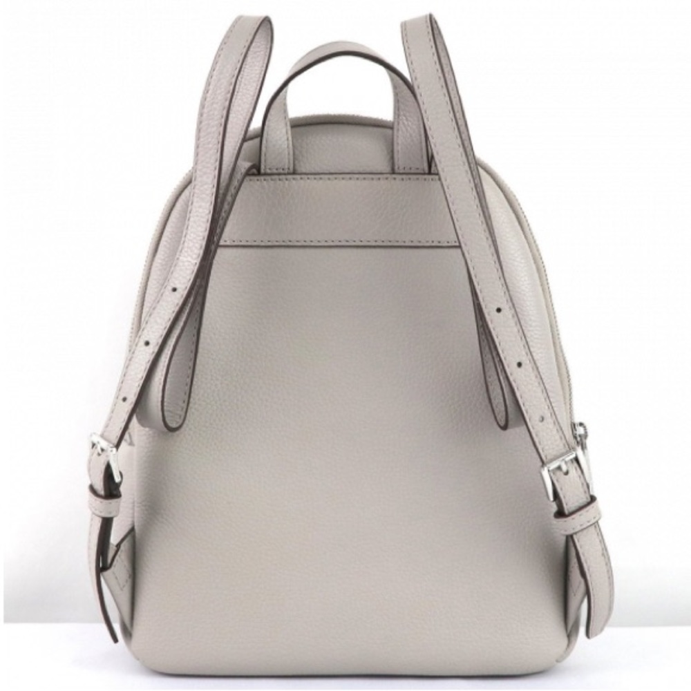 Michael Kors Pearl grey medium backpack